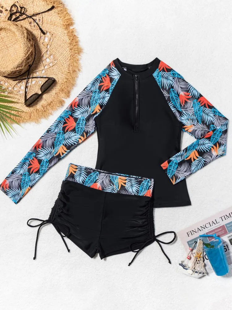 New Tankini Swimwears Tankini Set Sexy Swimsuit Women Summer Bathing Suit Bikini Set Sleeveless Beach Swimming Suit Female - view 5
