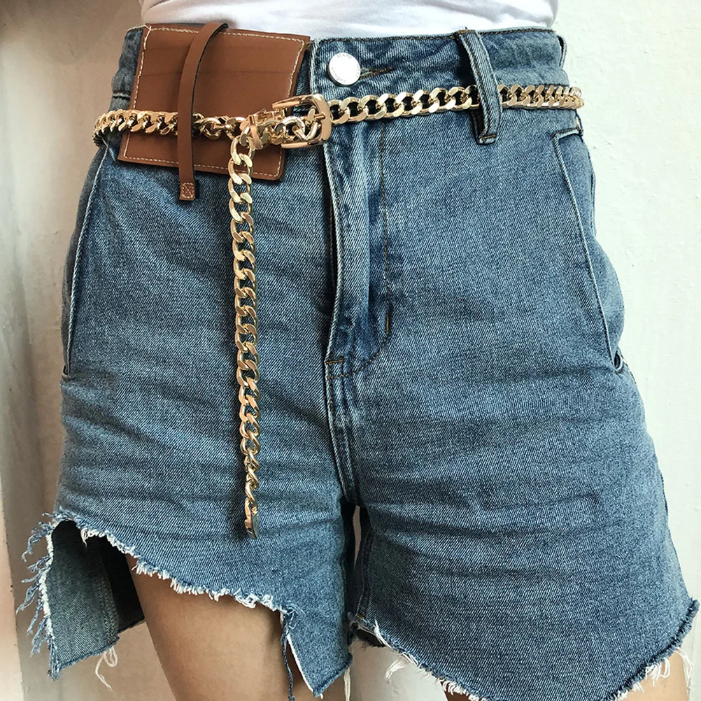 

1Pcs Metal Waist Chain Fashion Body Chain Waist Belt Decoration Punk Style Dress Jeans Pants Bikini Belly Belt