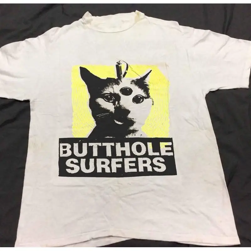 

Редкая белая футболка Butthole Surfers 1990-х годов, размер S 5XL TMB4446