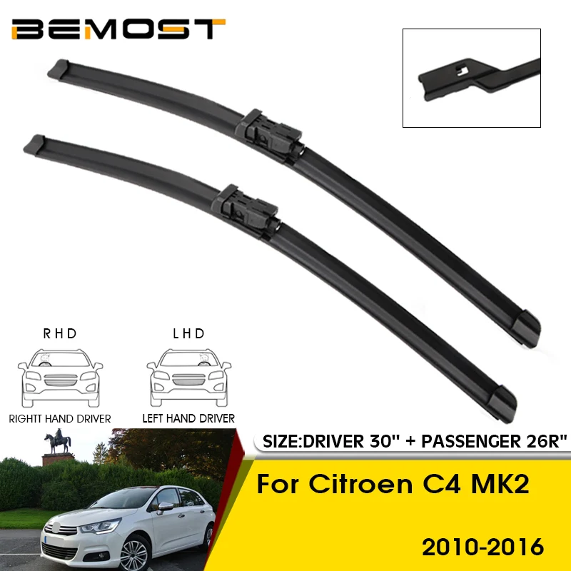 

Car Wiper Blades For Citroen C4 MK2 2010-2016 Windshield Windscreen Front Window Blades 30"+26R" Car Accessories