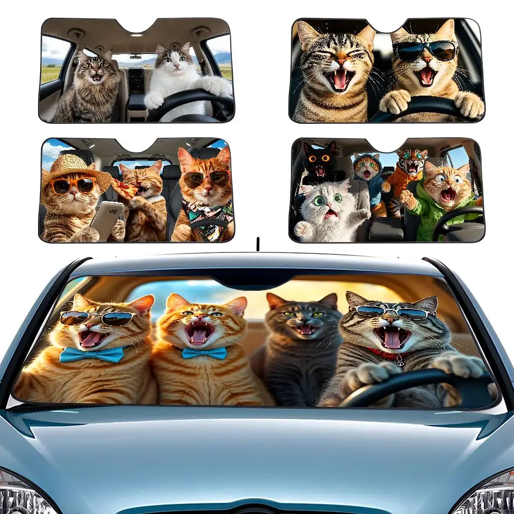 Car Drive Car SunShade Windscreen Cover Windshield Car Window Sun Shade Auto Visor Car Accessories