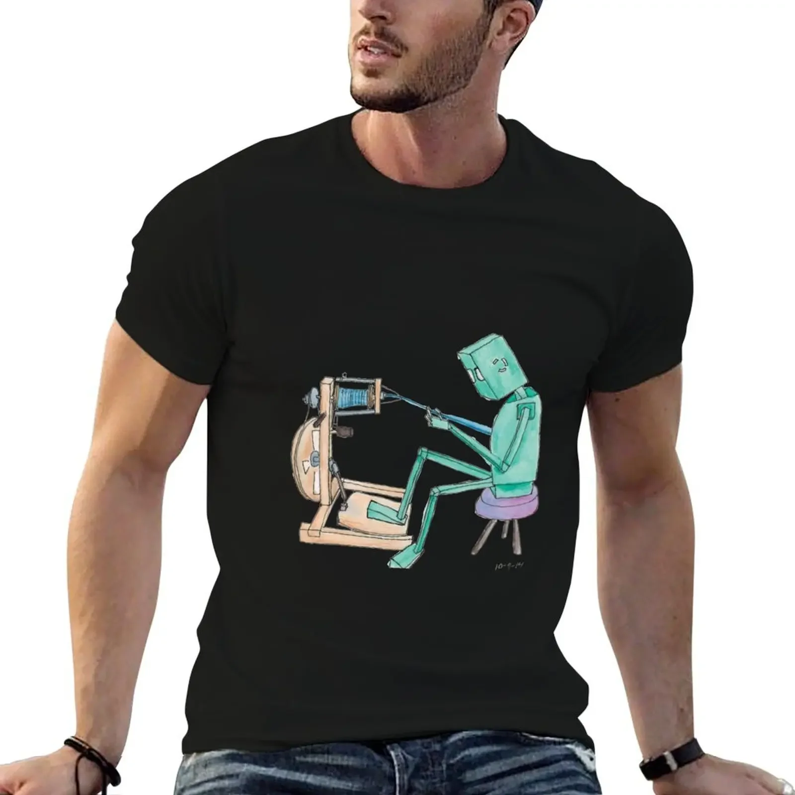 

Spinning Robot T-Shirt cute clothes custom shirt clothing for men