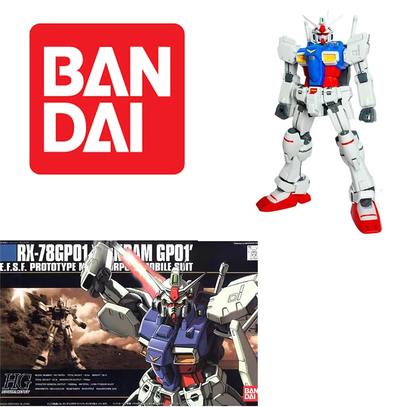 

Bandai Hobby - Gundam 0083 - 13 RX-78GP01 Gundam GP01 Zephyrantes Bandai HGUC 1/144 Model Kit Toy Gift