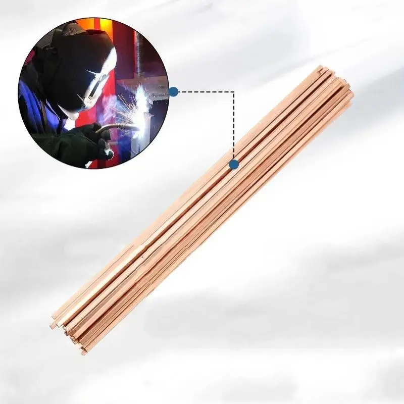 Phosphor Copper Welding Rods Corrosion Resistant Self Fluxing Welder Wires for HVAC System Copper Pipe Welding Works