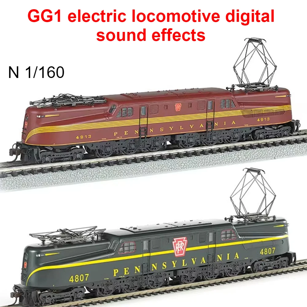 BACHMANN N-type 1/160 Toy Train GG1 Electric Locomotive 65351-65352 Digital Sound Effects Two Optional Train Model Boy Toy Gift