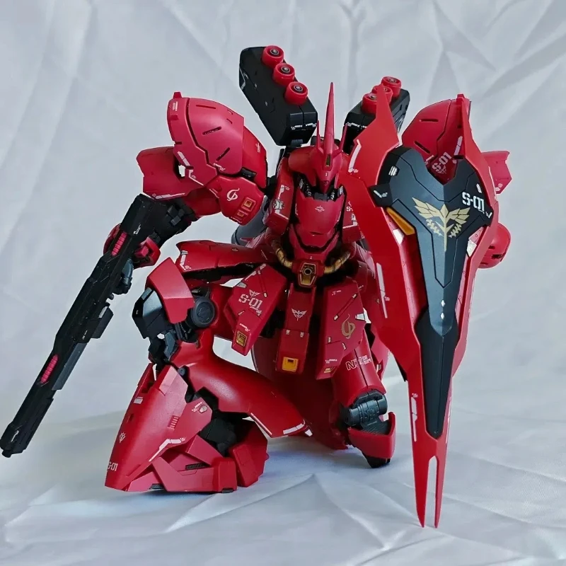 RG 1/144 MSN-04 SAZABI الجمعية أطقم منمذجة عمل أرقام Gk لعبة Freebie الشارات المائية أنيمي الميكانيكية حلية الصبي تحصيل هدية