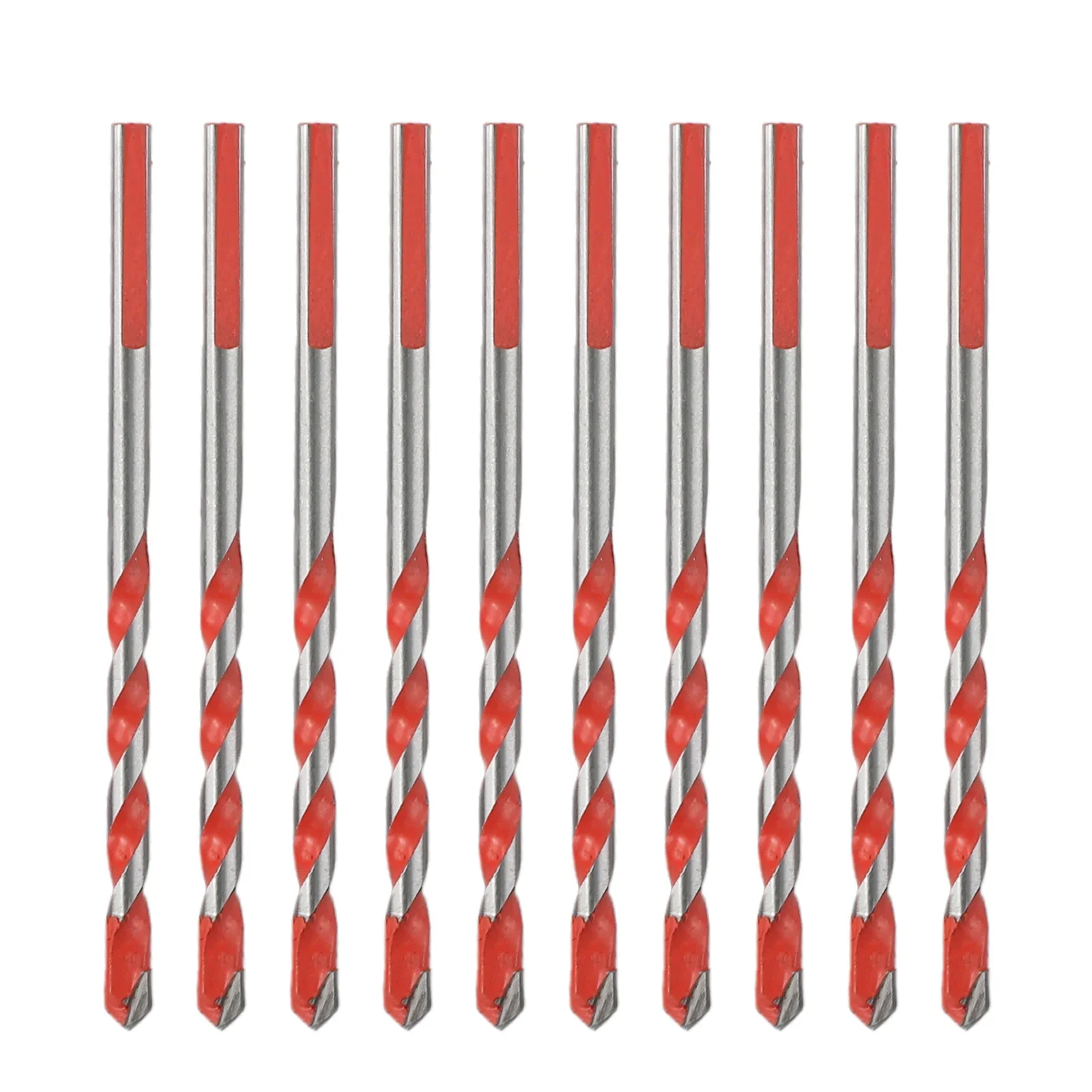 10pcs 6mm Multifunction Drill Bits Ceramic Wall Glass Punching Hole-Working Hand Tools Triangular Drill Bit High Quality