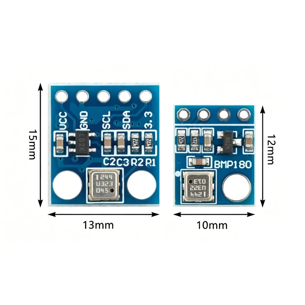 1-5pcs GY-68 BMP180 High-Precision Digital Pressure and Temperature Sensor Module Compatible with BMP085 for Arduino ESP32