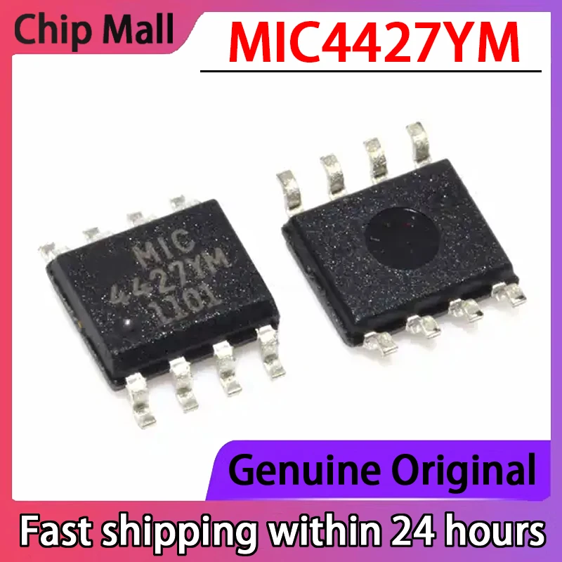 5PCS Original MIC4427YM MIC4427 Packaged SOP-8 Power Management Chip