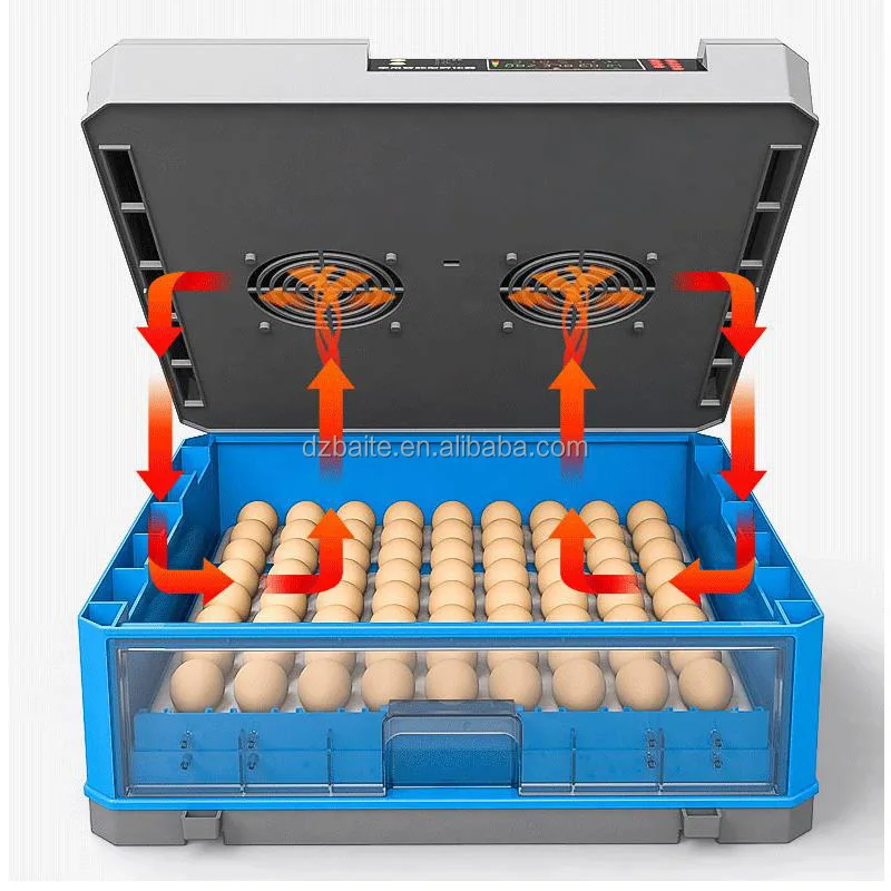 136egg  Automatic Incubator Dual Power Incubator Egg Incubator