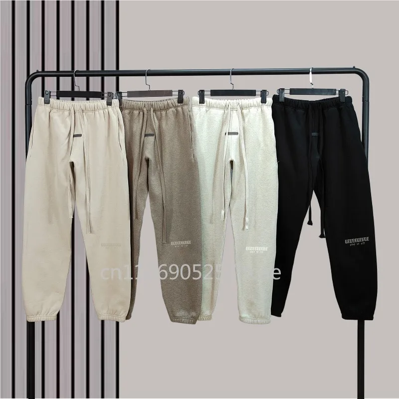 

FW25 Classic Design Men's Sweatpants Metallic Texture Letter Logo Casual Pants Designer Brand Couple Loose Cotton Pants