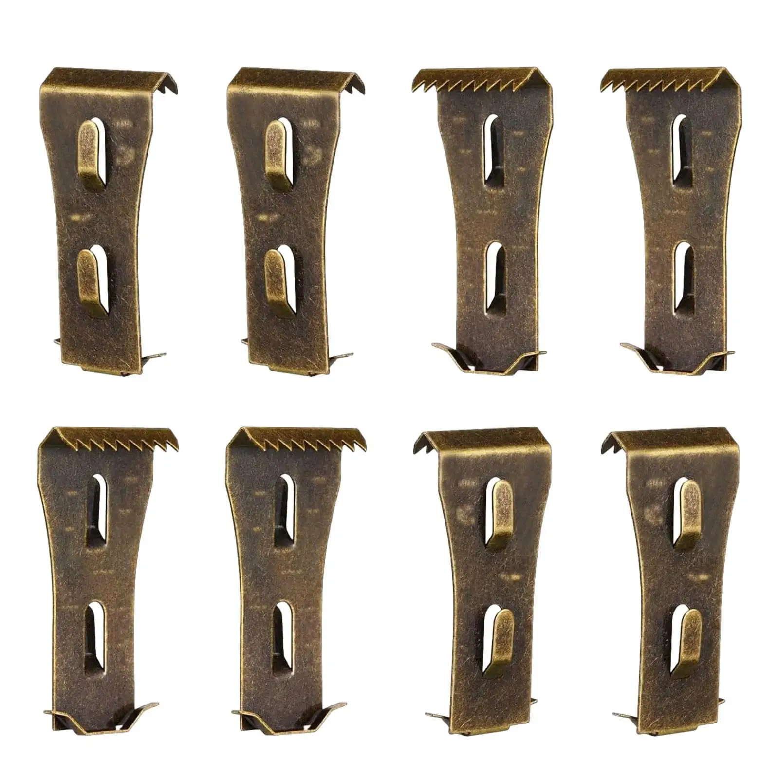 8 Pieces Brick Hangers, Heavy Duty Brick Wall Hangers, 5.7cm to 6.2cm in Height,