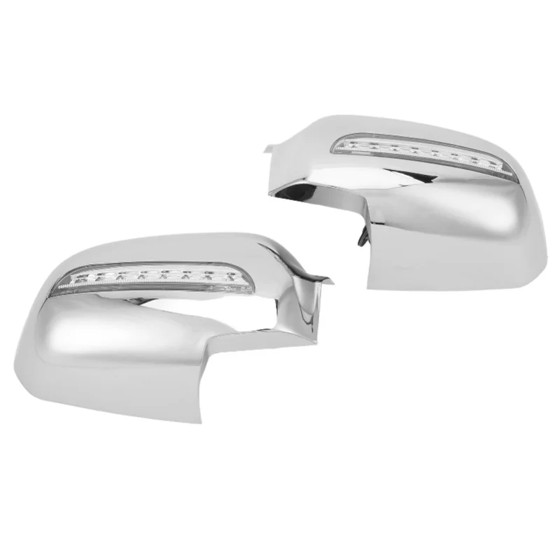 

Pair Rear View Mirror Protective Covers Exterior Replacement For Hyundai Tucson 2006-2009