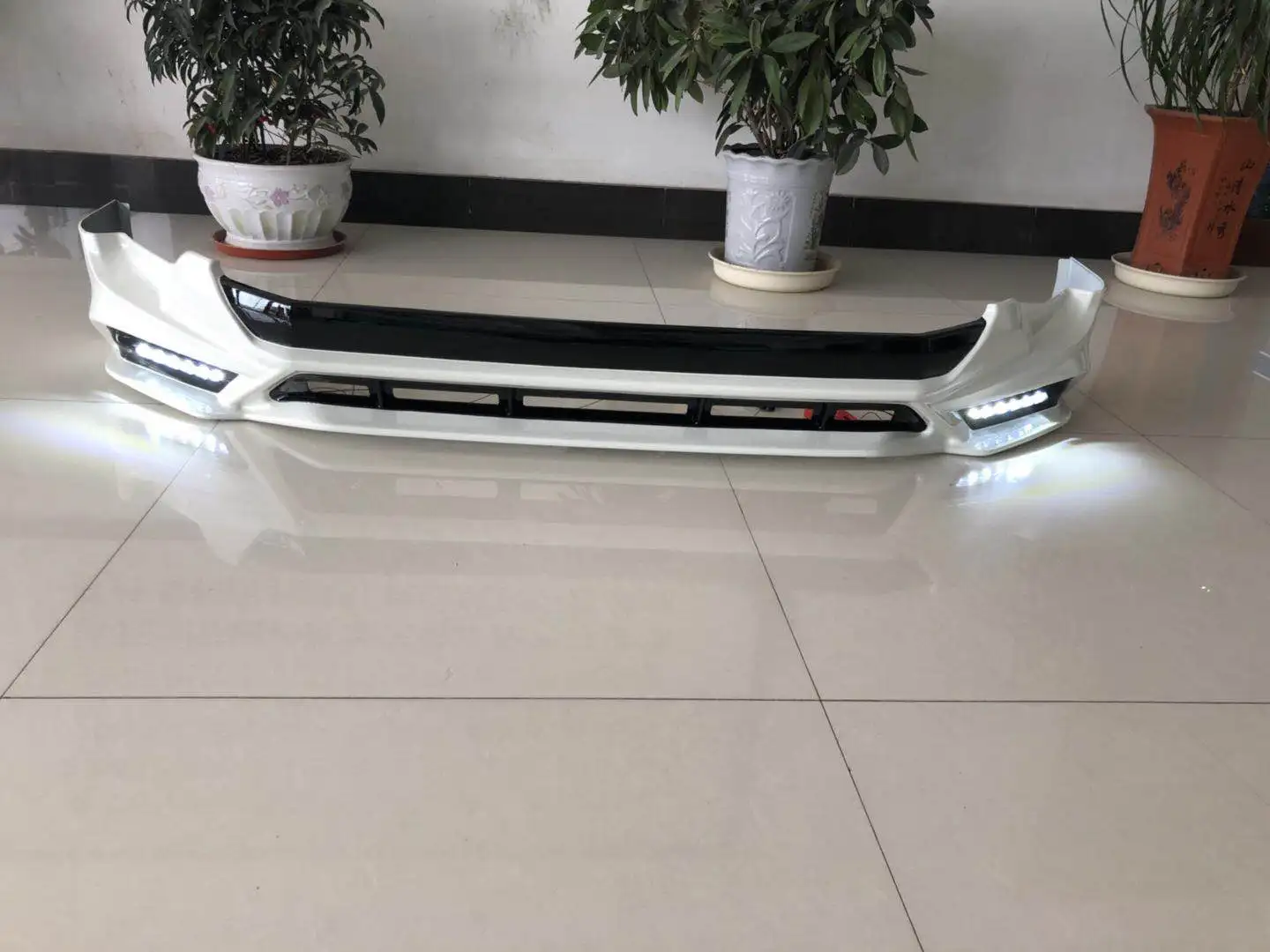 Front lower spoiler / bumper screen / lip for TOYOTA Prado 2018 (TRD)