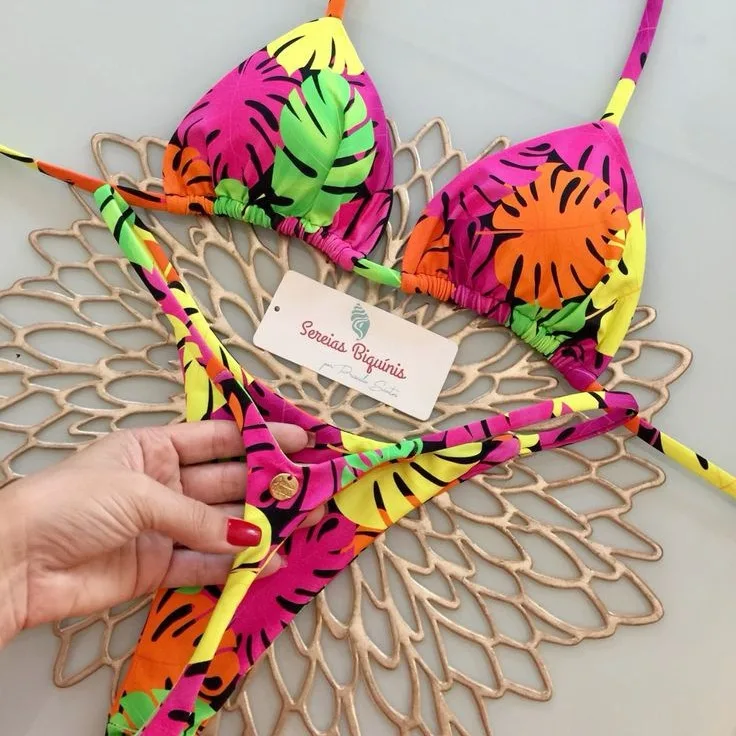 Badmode Vrouwen Schattige Kersenprint Braziliaanse String Bikini Set Sexy String Badpak Twee Stukken Badpak Vrouwen 2023 Strandkleding