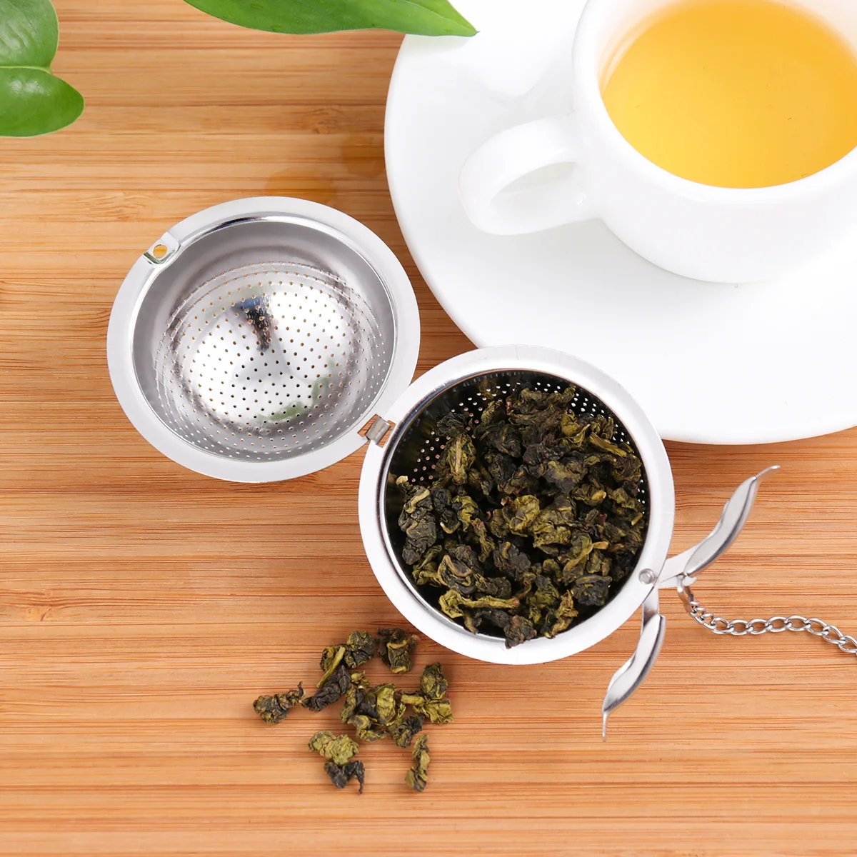 

Infusion Ball for Cooking Infuser Herbs Tea Strainer Loose Leaf Filter Stainless Steel Sieve