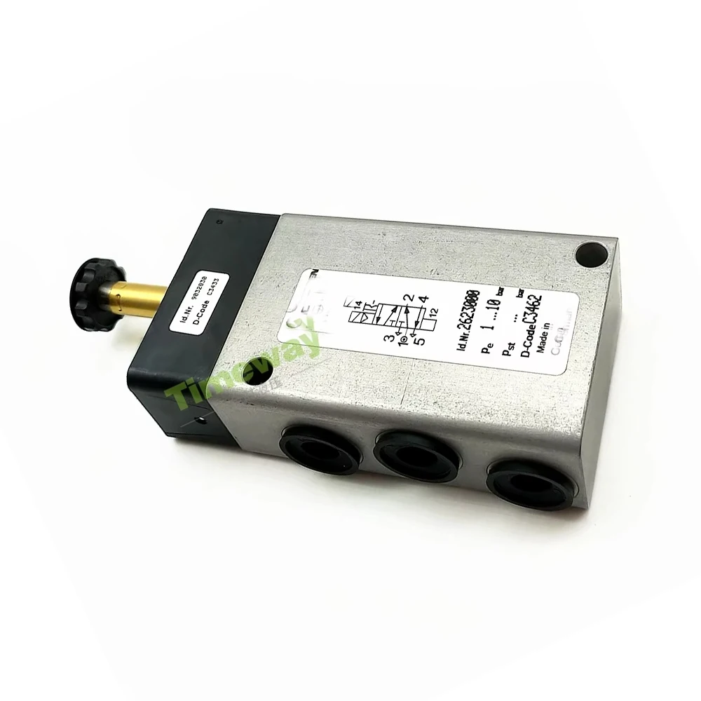 Air Control Valve Plate Mounting 24V 2623000 Two Position Five Way Pneumatic Solenoid Valve