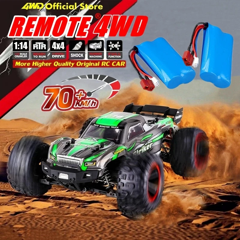 

Remote Control Car Brushless 70KM/H Or 40KM/H High Speed 4WD RC Car Drift Racing Monster Off-road 4x4 Truck Toys for Kids Adults