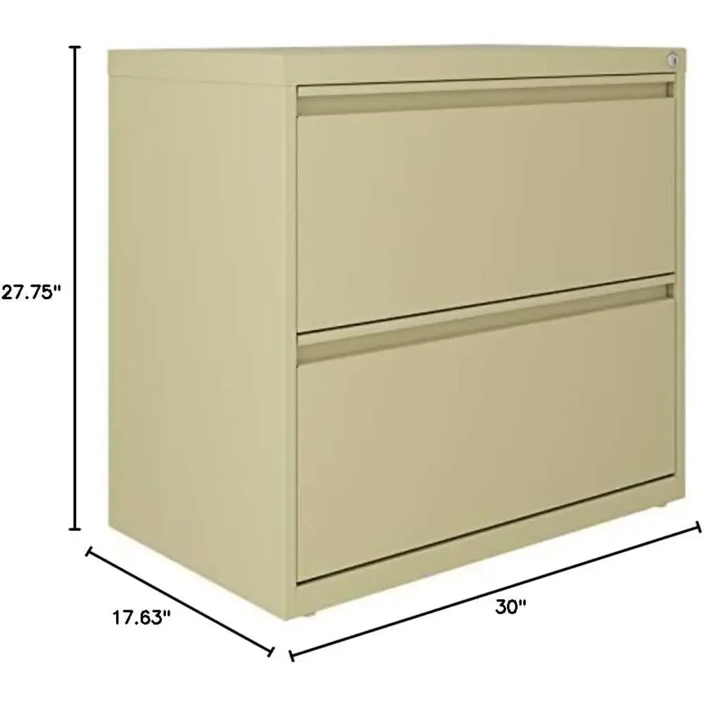 

Special OfferHirsh 30" W 2 Der Metal Lateral Cabinet Set Beige With Ront To Back Rails, Ully Assembled