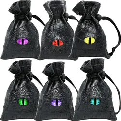 Drawstring Dice Bag, Couro PU, DND Pouch, Tarots, Oracle Cartões, Saco De Armazenamento, Moedas, Jóias Acessórios, Presente, Dice Bag, 10x15cm