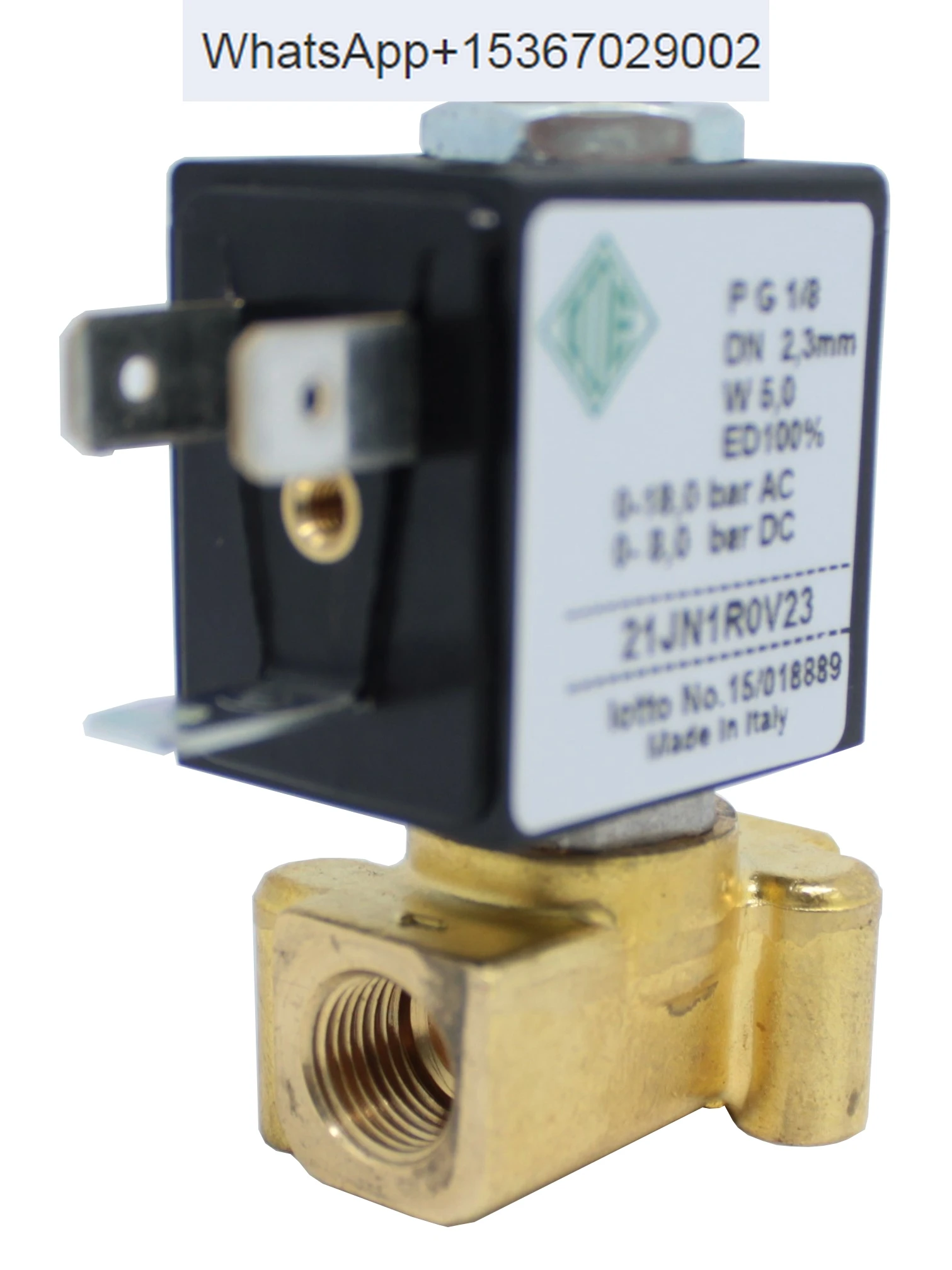 

Normally closed two-way solenoid valve inlet 21JN1R0V12 21JN1R0V23 1/8 AC220V