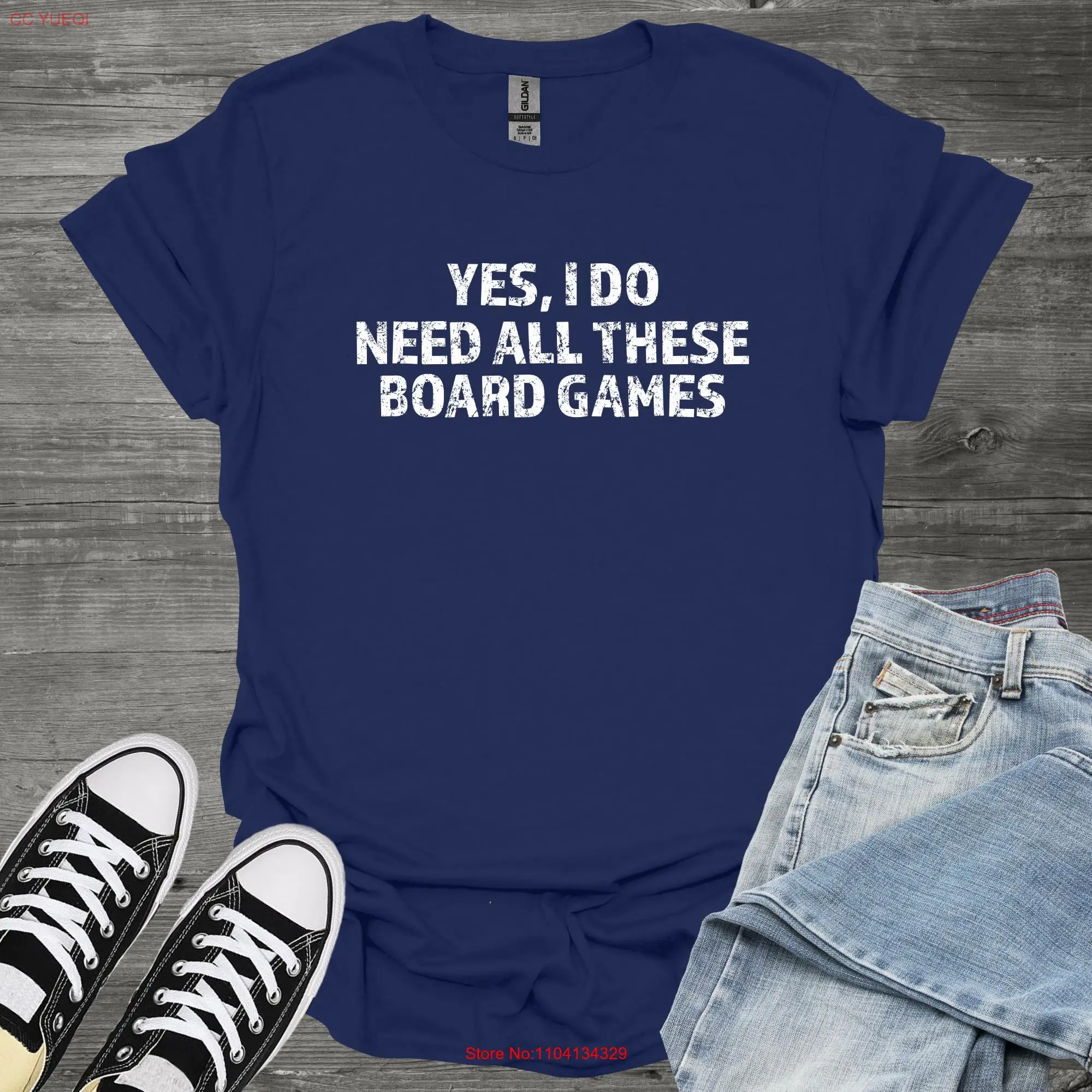 Yes I Do Need All These Board Games T Shirt Funny Gamer Tabletop Gaming Game Lover Meeple  long or short sleeves