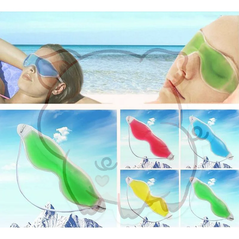 1pc Gel Cold Eye Pack Anti Insomnia Ice Cool Compress Eye Pack Multifunctional ASleep Mask for Sleeping Health Care