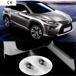 2pcs LED Car Decor Styling Door Light Projector Lamp For Lexus RX ES GX LS LX IS GS RC Series IS250 ES350 RX300 GX460 2019 2020