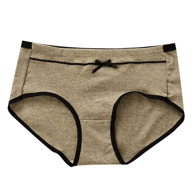 3dílné dámské bavlněné spodní prádlo s vysokým pasem a regulací bříška, prodyšné, celobavlněné, v japonském stylu, pro teenagery a dámy - náhled 5