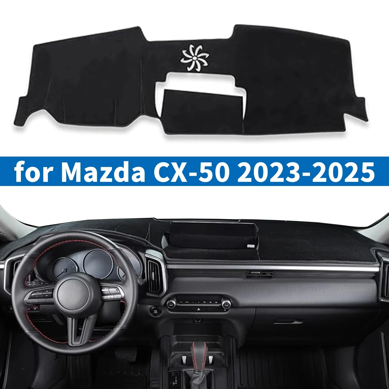 Car Dashboard Mat Accessories for Mazda CX-50 CX50 2025 2024 2023 Sunshade Protective Carpet Dash Mat Dashmat