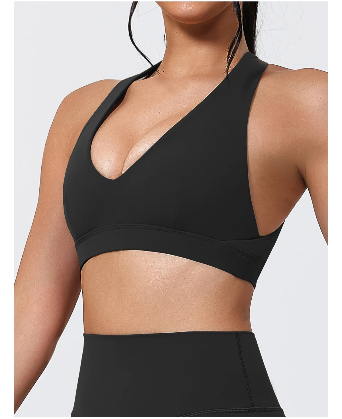 Hearuisavy Sommer-Sport-BH für Damen, Pilates, Yoga, Gymnastikunterwäsche, Laufen, stoßfest, atmungsaktiv, schnell trocknend, Fitness-Top für Mädchen – Detail 37