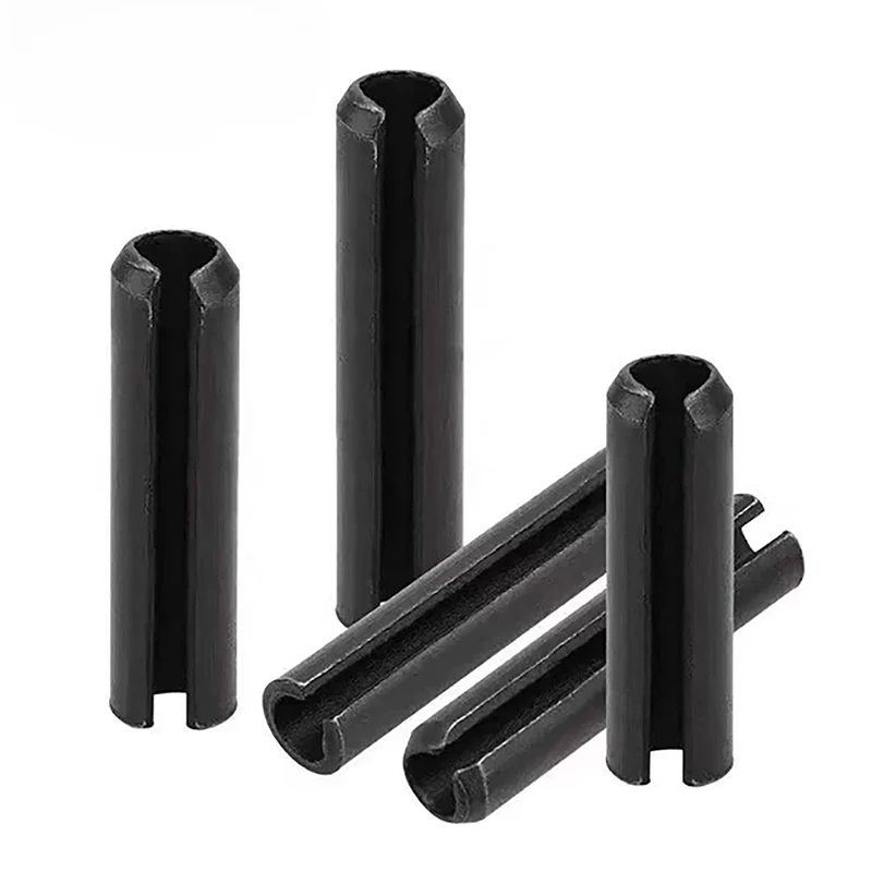 M1.5 M2 M2.5 M3 M4 M5 M6 Black 65MN Manganese Elastic Open Cylindrical Hollow Positioning Pin