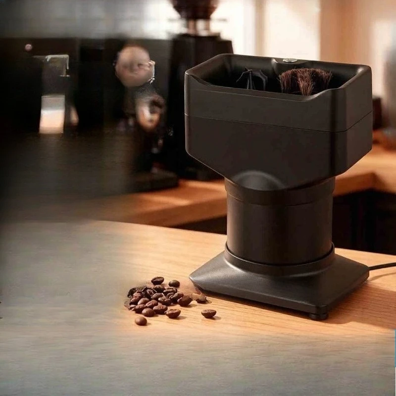 Commercial coffee bowl automatic cleaner Electric scraping powder sweeping powder coffee slag bucket handle