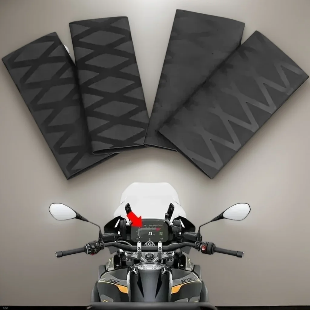 

Motorcycle Rubber Grips - Heat-Shrink Anti-Slip Handle Covers for BMW R1250GS R1200GS F800GS F850GS Adventure Models