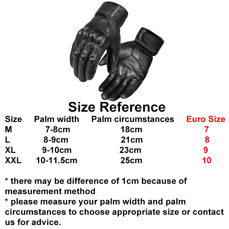 Winter Motorcycle Gloves Man Leather Motorcycle Gloves Waterproof Windproof Warm Guantes Para Motos Moto Invierno