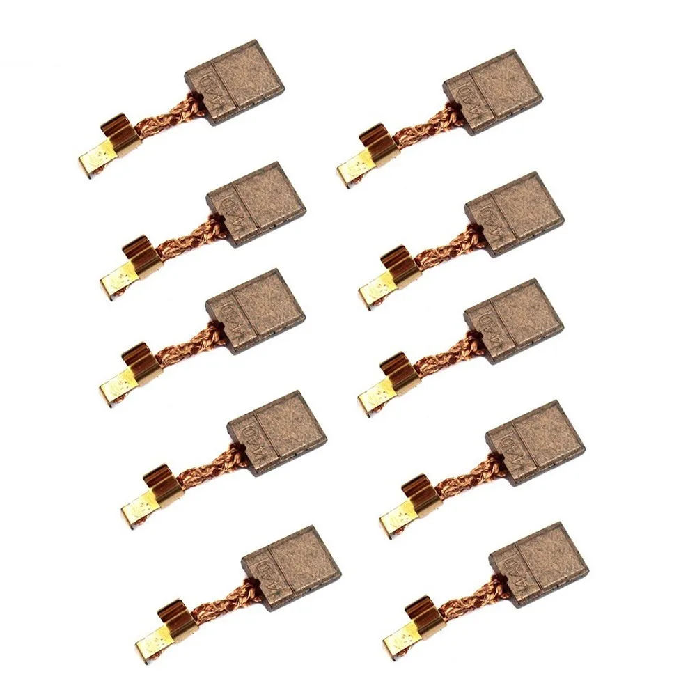 10pcs Carbon Motor Brush For CB-440 CB-448 195021-6 194159-4 BTS130RFE DHP446RFE DCPB16 CB-436 Cordless Drill Power Too