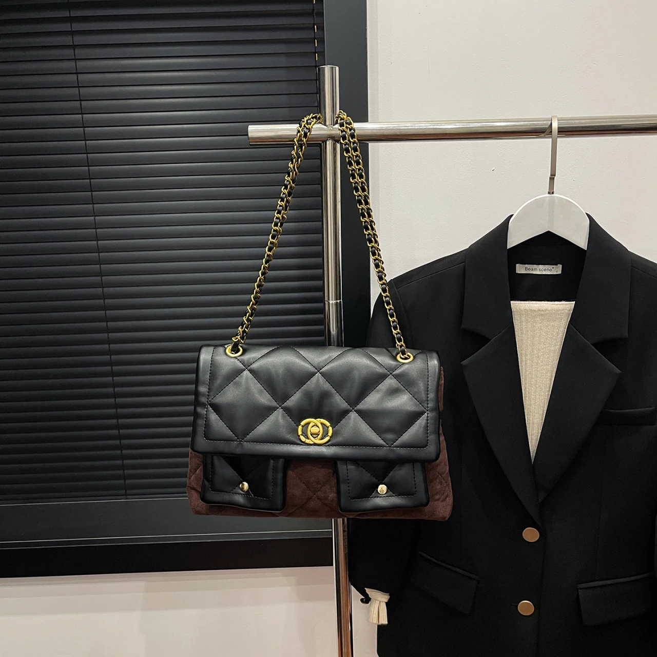 

Модная женская кожаная сумка через плечо, роскошная элегантная сумка через плечо, классическая дизайнерская сумка для современных дам