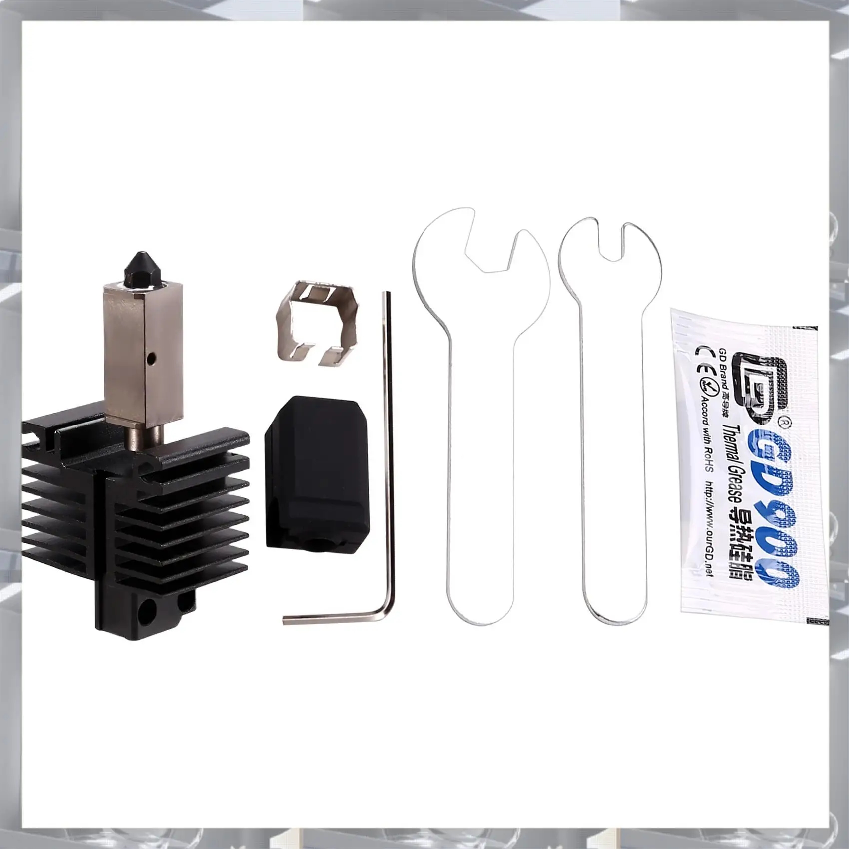 

Лидер продаж-для Bambu Lab X1 и P1 закаленная сталь Hotend сопло в сборе детали 3D-принтера, для Bambu Lab X1 и P1 Hotend из закаленной стали