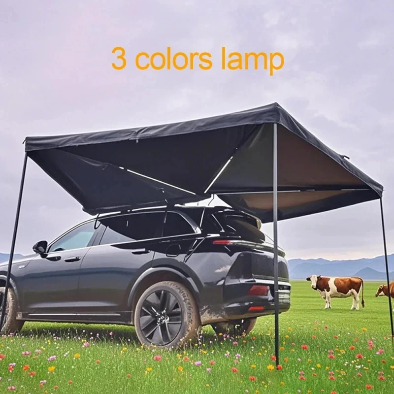 Waterproof Four-Season Car Roof Top Tent 0 Plus Degree One Bedroom Side Awning For Outdoor Camping Shelter
