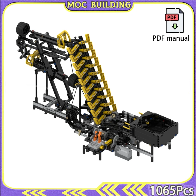 Great Ball Contraption Ball Factory Module GBC To and Fro MOC Building Blocks Balls Lift Machine Bricks Toys Gift