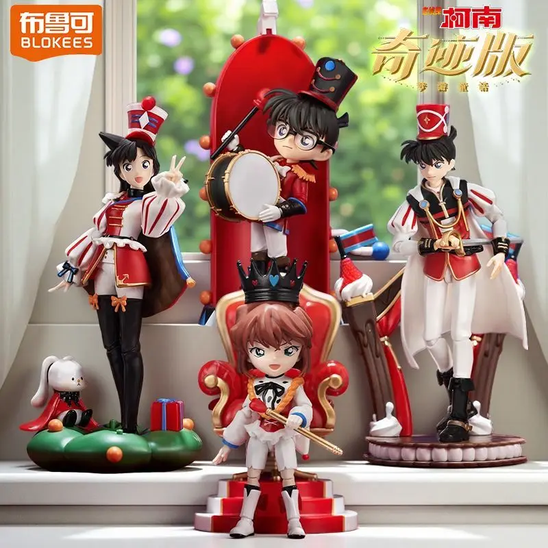 

BLOKEES Block Man Detective Conan Miracle Edition Kudou Shinichi Rachel Moore Children's Assembled Toy Model Ornament Gift