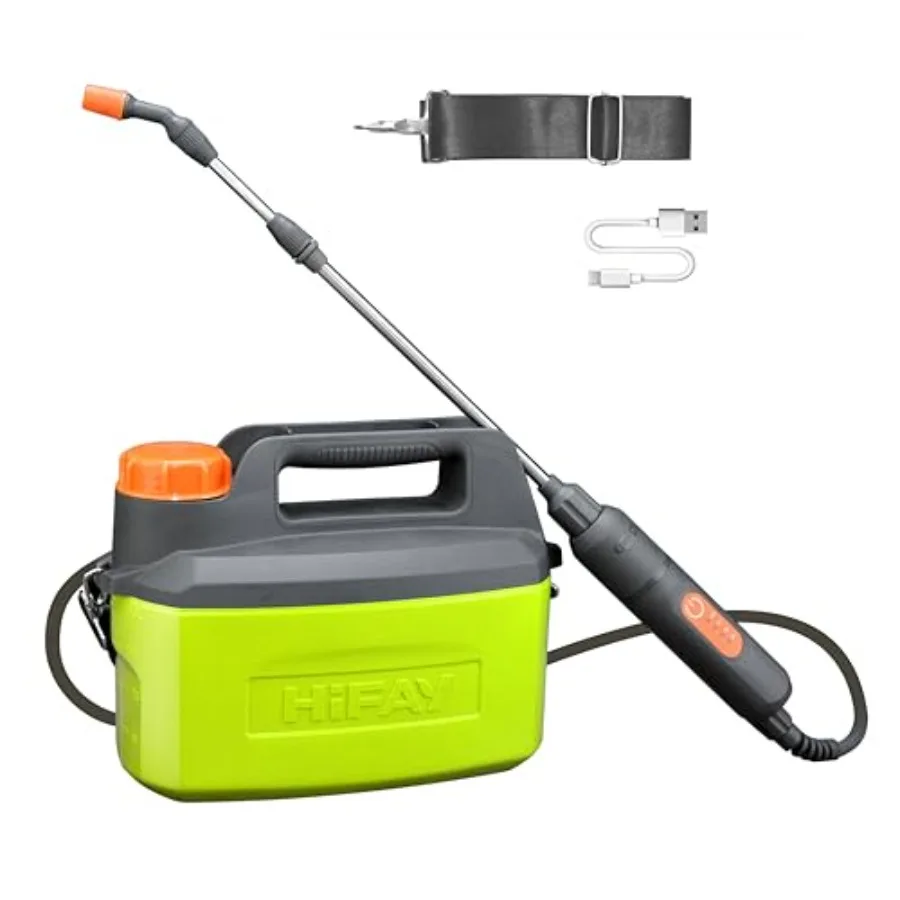 

PRO Electric Sprayer 1 Gallon Built-in 4000mAh, Rechargeable Battery Powered Sprayer with Telescopic Wand, Plant Mister, Kitche