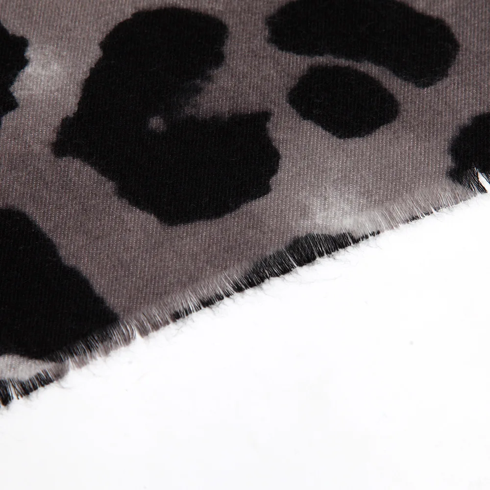 USPOP Neuer Schal mit Leopardenmuster für Damen, modischer Schal für Herbst und Winter, 180 cm lang, vielseitiger Pashmina