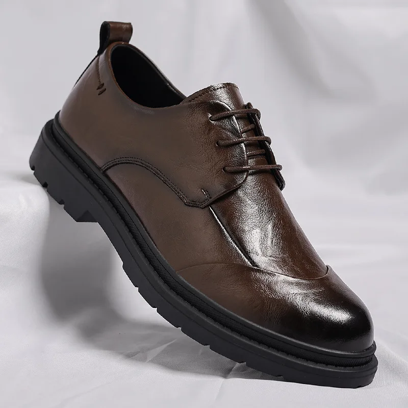 

Men's leather shoes, business formal leather shoes, commuting casual office dress shoes
