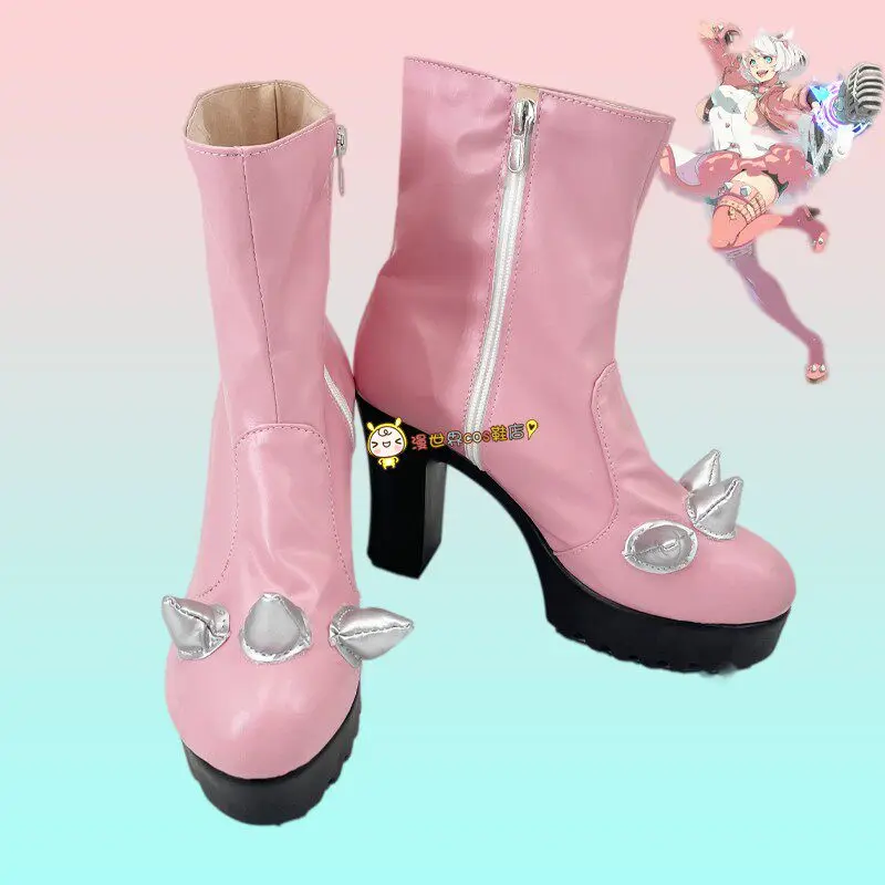 Elphelt Valentine Game Guilty Gear Cosplay Shoes Boots Halloween Costume Accessory Prop