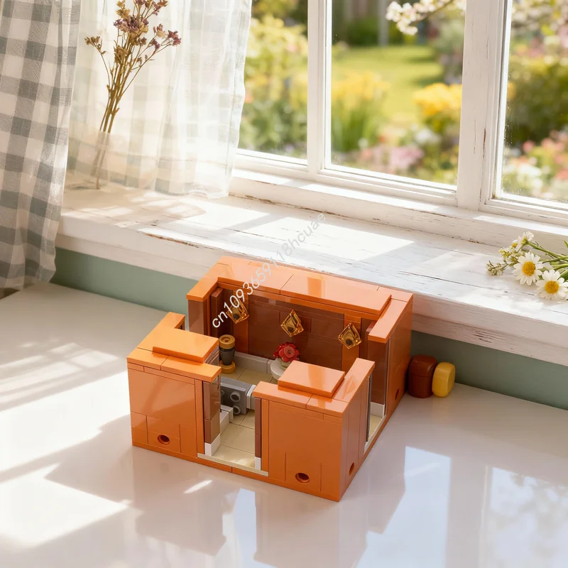 

261 деталь MOC: Модель «Голубой принц» — конструктор, развивающая игрушка для сборки, DIY, креативное обучение, идея для рождественского подарка