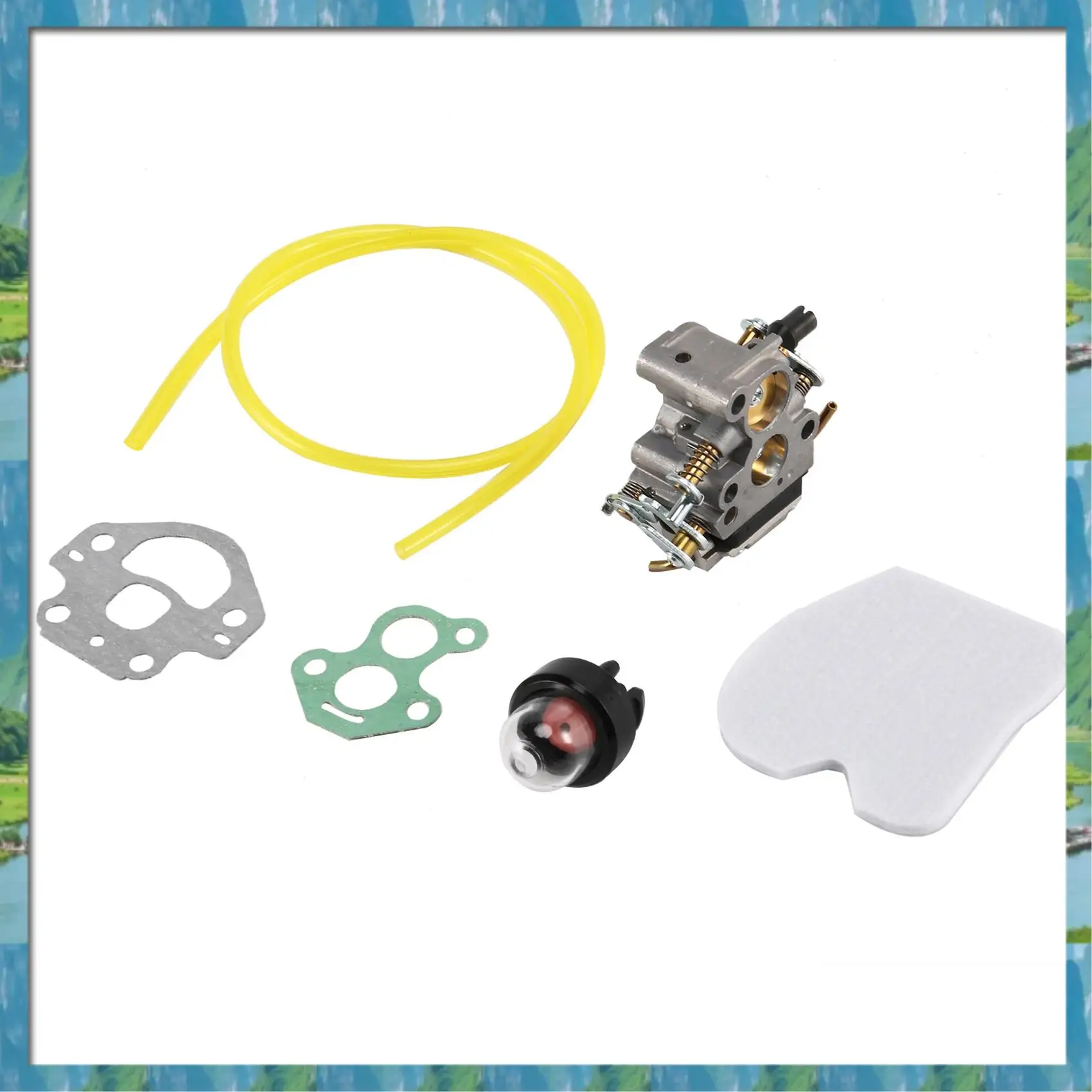 AB07 HOT Carburatore Filtro Aria Lampadina Tubo Del Carburante Kit Per Mcculloch CS380 CS340 CS 340 380 Motosega Parti di Ricambio