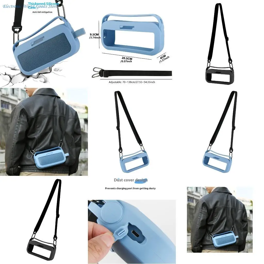 A3PD سفر السفر المحمولة حافلة حالة واقية من السيليكون لتوليد SLF مع وصول زر مريح #1