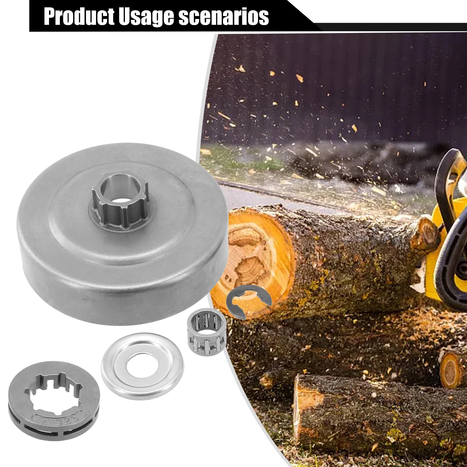 

.325 Clutch Drum Sprocket Rim For 026 M 60 PRO M 70 024 M 40 Chainsaws Clutch Drum Washer Sprocket Rim For 026 MS260 PRO