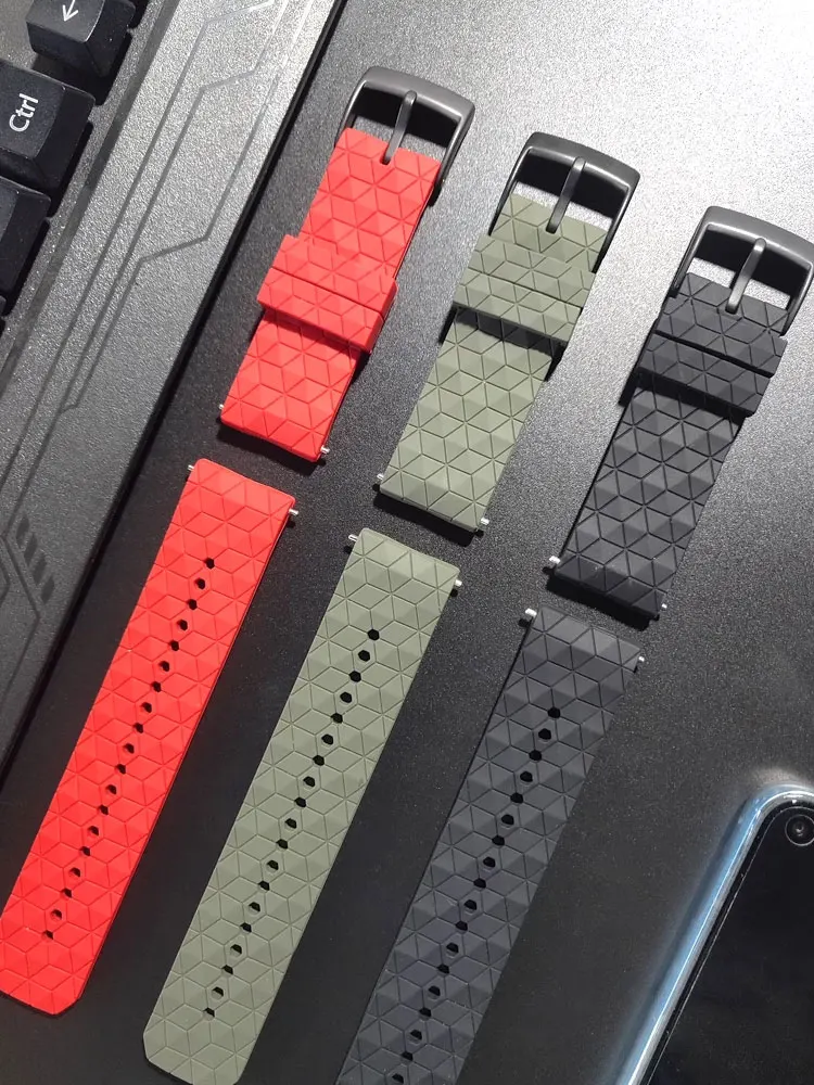 Sport Silicone Band For Xiaomi Watch 2 Pro Quick Release Two-color Football Strap For Xiaomi Watch S4 3 2 1 Mi Color 2 Bracelet
